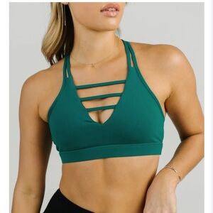 NWOT - Green Zyia Grid Bra
